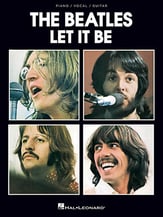 The Beatles Let It Be piano sheet music cover